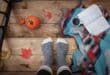 Terrasse im Herbst