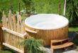 Hot Tub im Garten